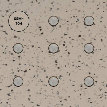 Custom Speckled Stainless Steel or Brass Studded Metal Elevator Floor Tile